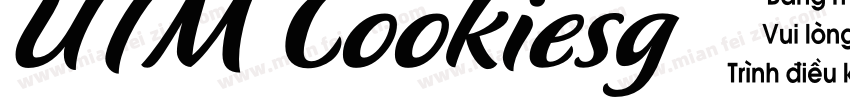 UTM Cookiesg字体转换
